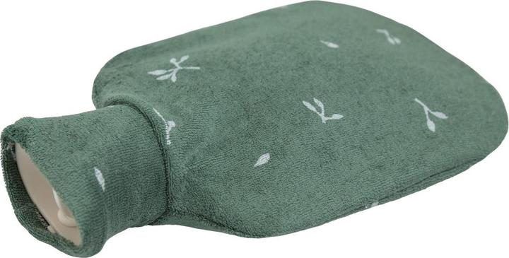 Actual product image Zewi Rubber bed bottle with terry cloth cover (0.80 l)