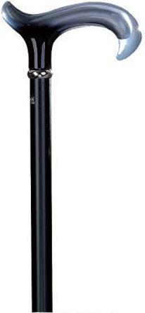 Gastrock Eleganter Gehstock Rauchglas