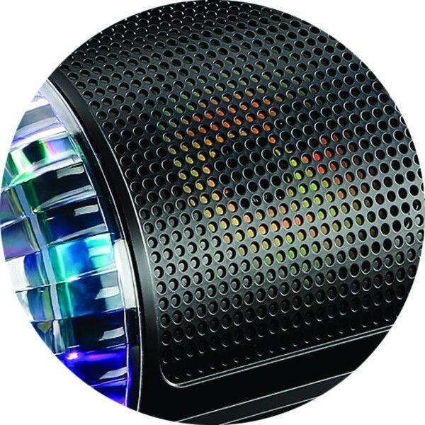 Actual product image Rebeltec Forever Bluetooth portable speaker Partybox 400 (USB, Micro SD, AUX, HF, RGB luminaire) (8 h, Rechargeable battery operated)