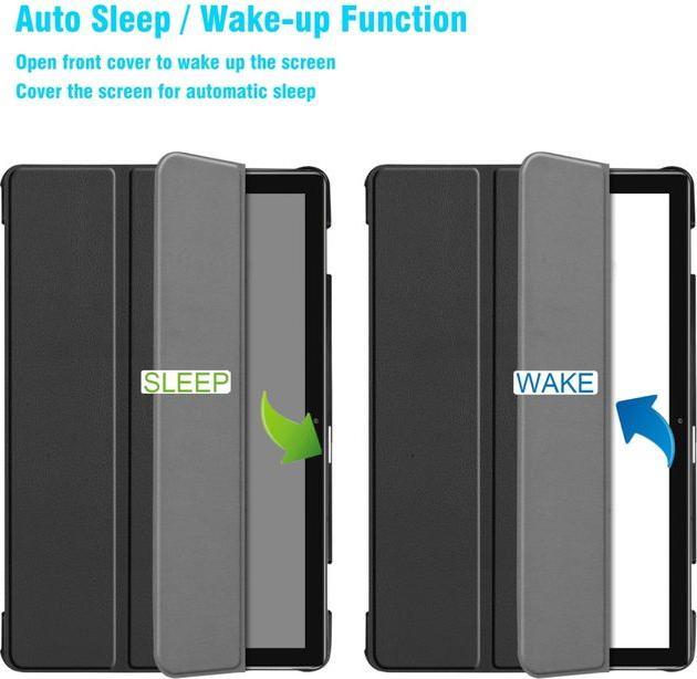 Produktbild Enkay Leder Smart Case dreifach faltbar (MediaPad M6 10.8)