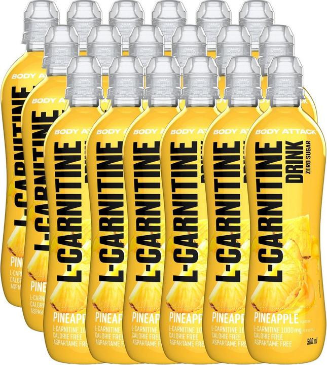 Produktbild Body Attack L-Carnitine Drink (18x 500 ml) (Ananas, 18 x)
