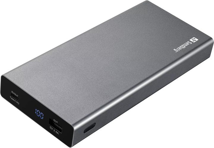 Sandberg Externer Batteriensatz (20000 mAh, 100 W, 74 Wh)