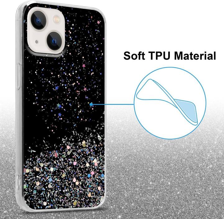 Image du produit Cadorabo Couverture TPU paillettes scintillantes (Apple iPhone 13)