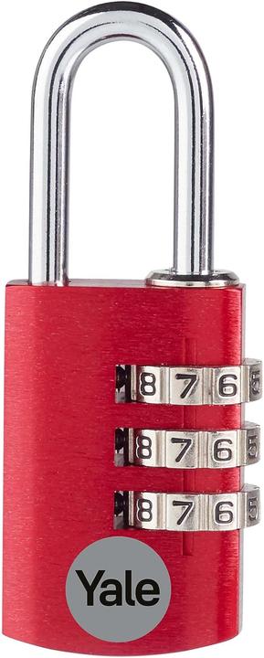 Produktbild Yale YE3CB/20/121/1/CO Vorhängeschloss 20 mm Rot Zahlenschloss