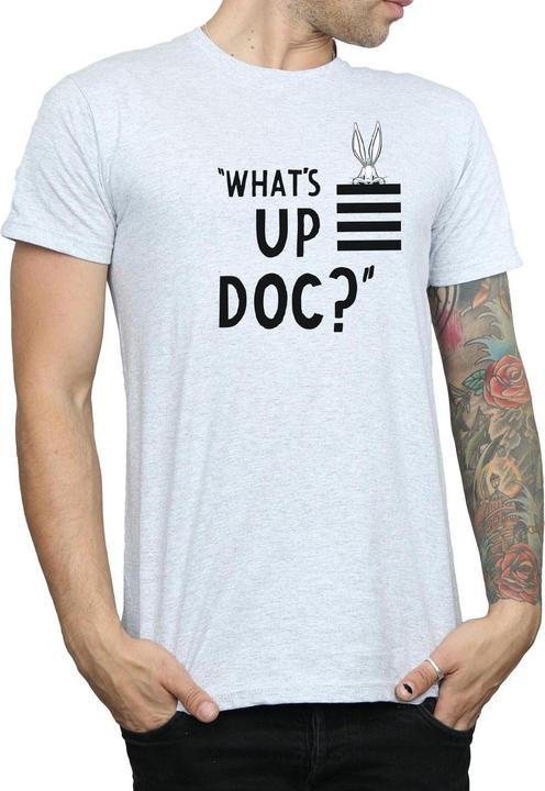 Immagine prodotto Looney Tunes What's Up Doc Maglietta Bugs Bunny A Strisce Uomo (L)