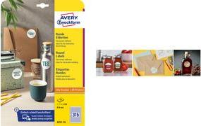 Productafbeelding Avery Ronde etiketten