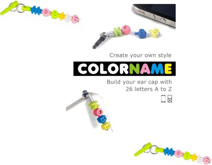 Immagine prodotto BlackBerry Lettere per tappi auricolari Colorname
