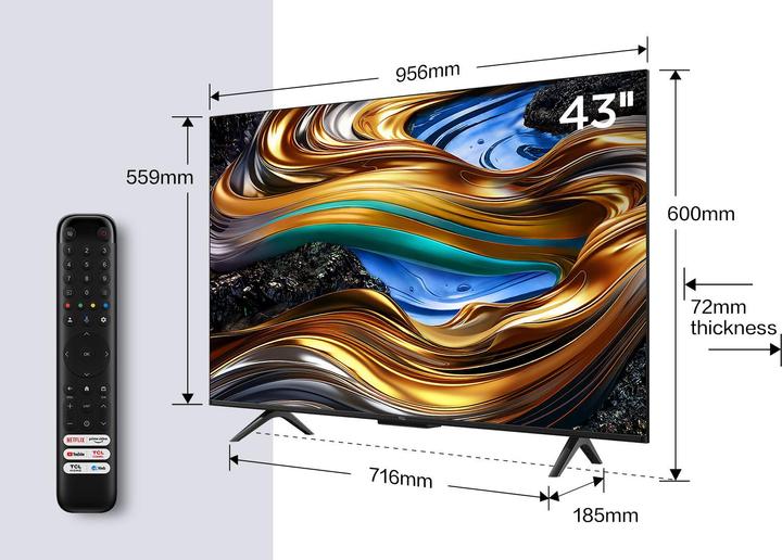 Produktbild TCL 43P755 (43", LED, 4K, 2024)