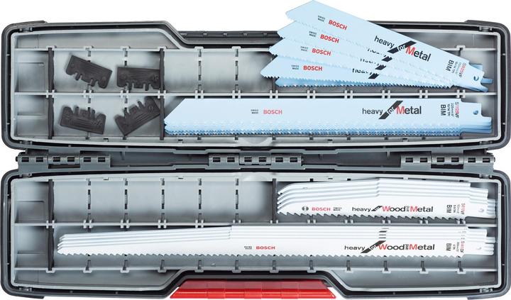 Bosch Professional Zubehör reciprocating saw blades set 16 pcs demolition W/M inToughBox