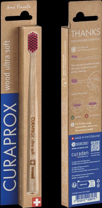 Actual product image Curaprox wood ultra soft (Soft, 1 x)
