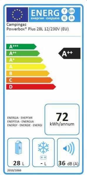 Energy Label Campingaz Powerbox Plus (28 l)