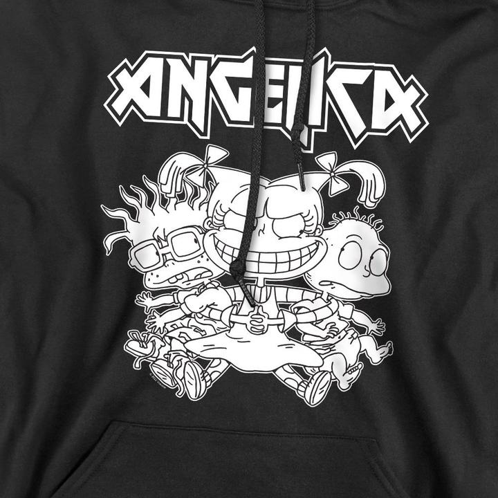 Immagine prodotto Rugrats Angelica Pickles Rocks Felpa con Cappuccio Uomo (L)