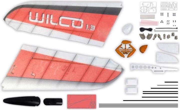 Produktbild Hacker Delta Wilco 1.3 mit Antrieb und Servos Rot, ARF