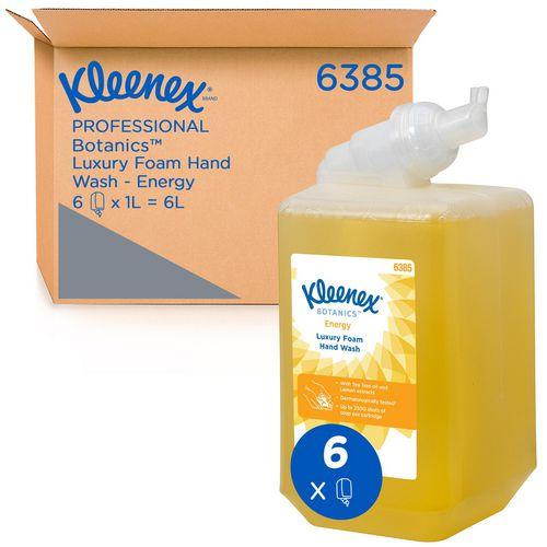 Kleenex Schaumseife 6385 Botanics Schaum Teebaumöl und Zitronenextrakte Gelb (Flüssigseife, 1000 ml)