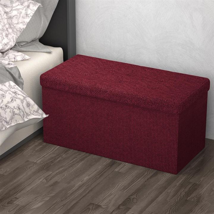 Produktbild Intirilife Sitzbank 76x38x38 cm in KIRSCH ROT (76 cm)