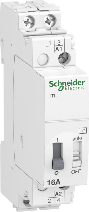 Image du produit Schneider Electric Acti9 iTL Relais d'impulsion 16A 2NO 230Vac