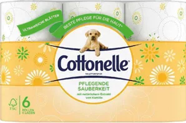 Actual product image Cottonelle Toilet paper 4lg 6X135 sheets camomile (4 x)