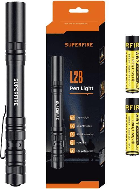 Produktbild Superfire Flashlight L28, 121lm (1.50 cm, 121 lm)