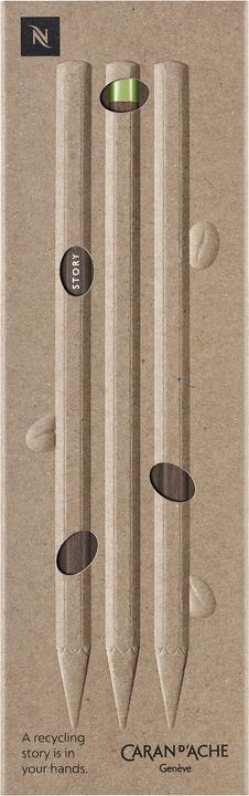 Image du produit Caran d'Ache Nespresso Swisswood (3 mm, HB, 3 x)