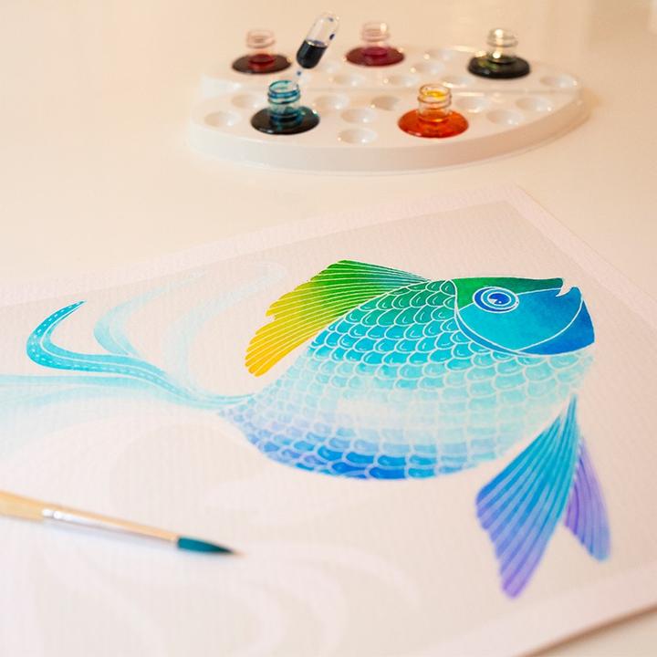 Actual product image Sentosphere aquarellum junior 4t fish