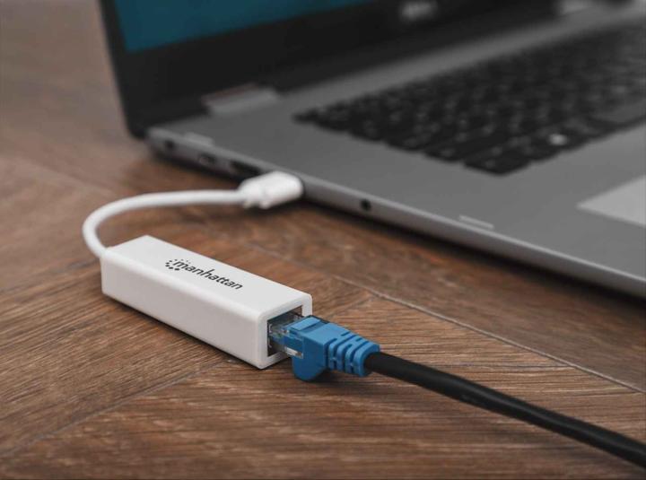 Produktbild Manhattan USB auf Ethernet Adapter (USB 3.0, RJ45 (1x))