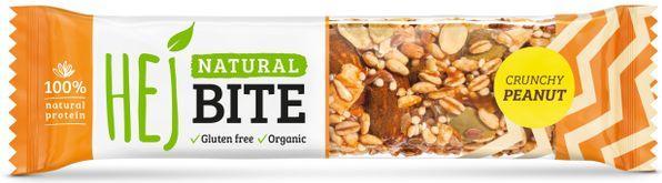 Actual product image HEJ Nutrition Natural Bite (12 x 40g) (Crunchy Peanut, 1 pcs., 480 g)