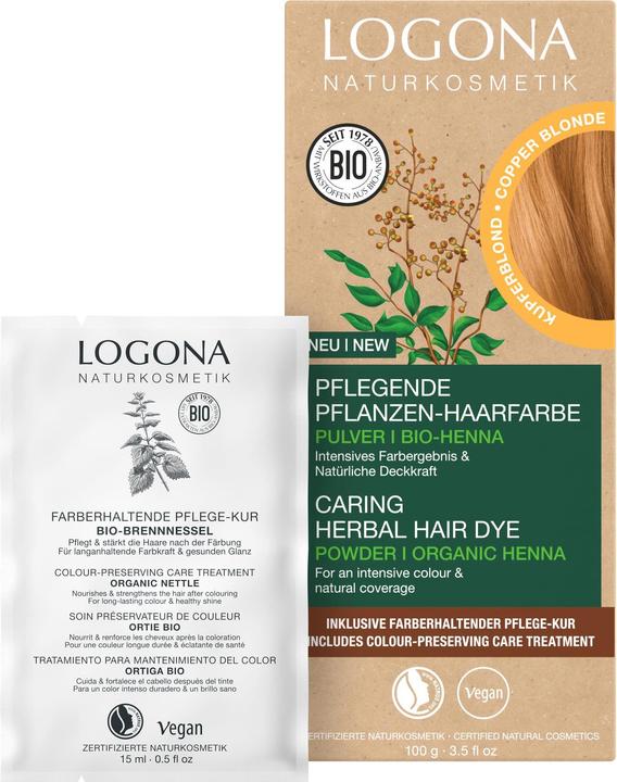 Immagine prodotto Logona Polvere di colore per capelli vegetali (020)