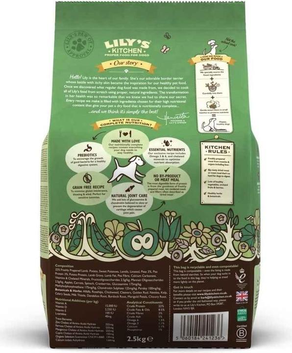 Produktbild Lily's Kitchen Lamm (Adult, 1 Stk., 2500 g)
