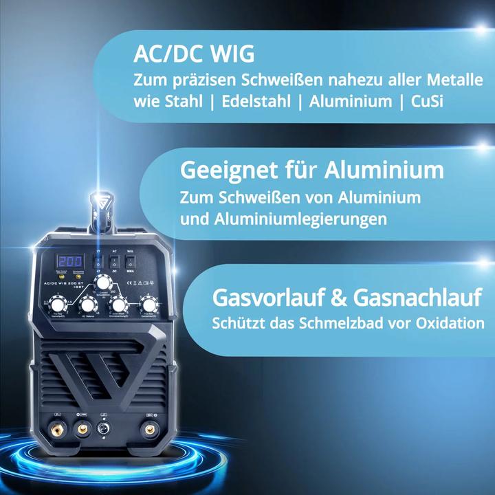 Produktbild Stahlwerk Kombi Schweissgerät AC/DC WIG 200 ST IGBT 200 Ampere