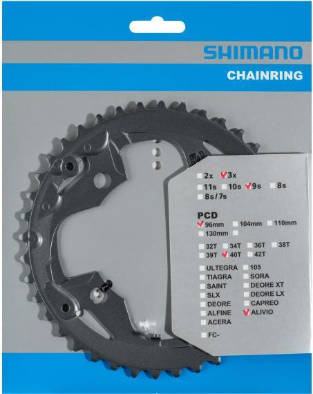 Produktbild Shimano Kettenblatt FC-M4000 40 Zähne (40)