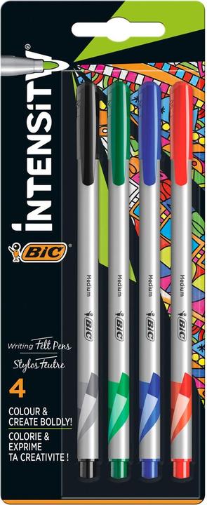 Image du produit Bic Intensity Fineliners Medium, 12pcs. (4 x)