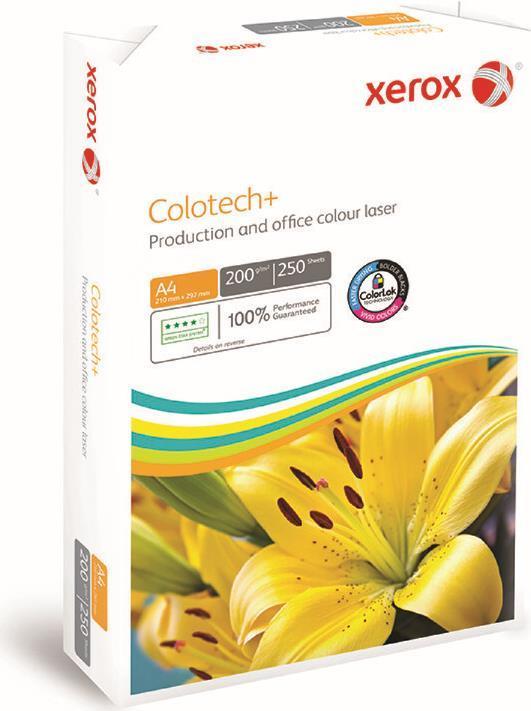 Produktbild Xerox Laserpapier Colotech+ DIN A4 200 g/qm 250 Blatt (200 g/m², 250 x, A4)