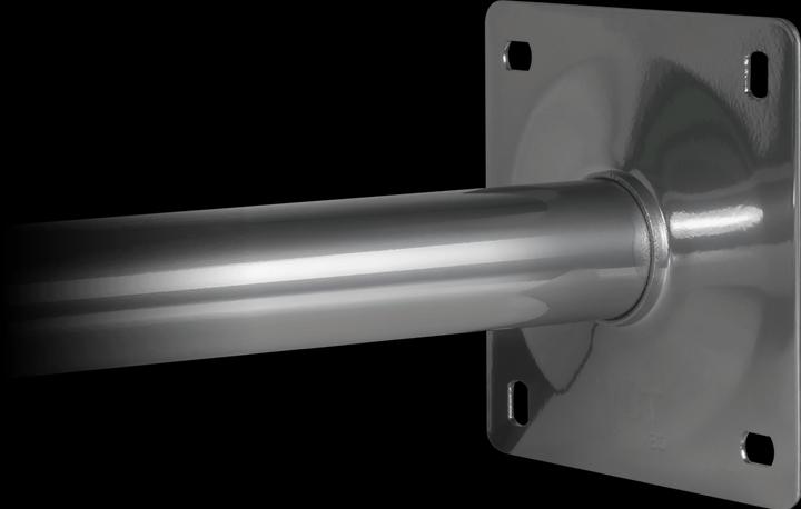 Actual product image Megasat WH 5 Alu 45cm wall bracket TÜV (Mirrors + antennas Mounting)