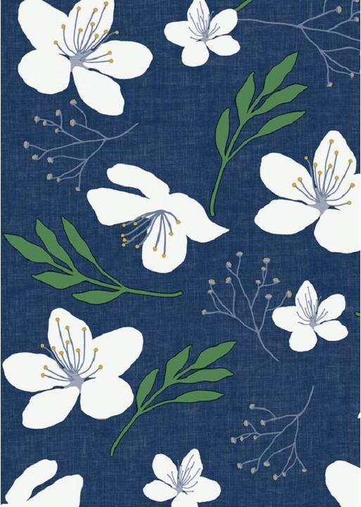 Produktbild D-C-Fix Tischdecke Fiesta dusk 140 cm x 180 m, Blau/Weiss (140 x 180 cm)