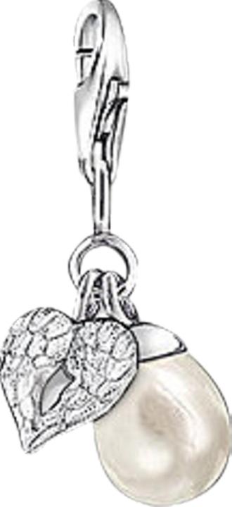 Thomas Sabo Ciondolo Charm ali con perla (Argento)