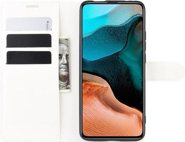 Actual product image MU Classic Litchi Leather Bookcover Series (Xiaomi Poco F2 Pro)