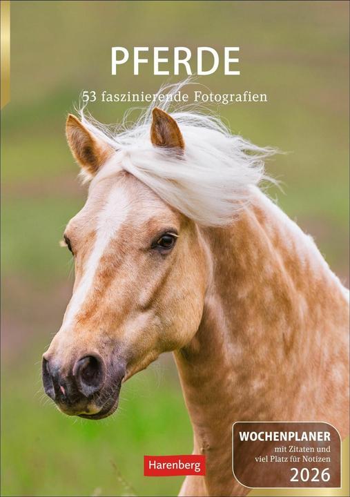 Image du produit Harenberg Pferde Wochenplaner 2026 - 53 faszinierende Fotografien (Allemand)