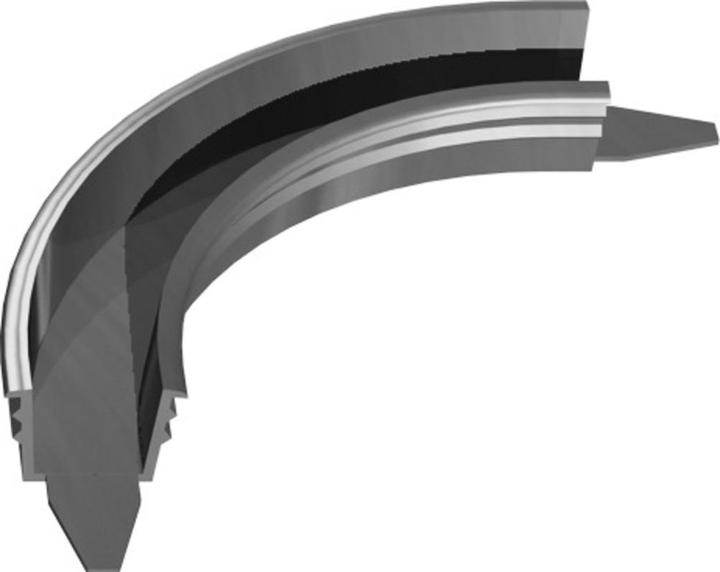 Rehau Curved guide 90° CLASSIC (1 pcs.)