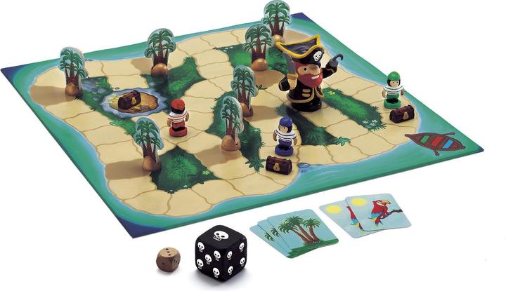 Image du produit Djeco Grand Pirate (Français, Anglais, Allemand, Espagnol)