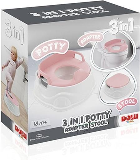 Actual product image Wader Potty 3 in 1 Dolu pink