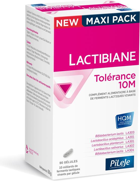 Actual product image Lactibiane Tolerance 10M Caps (90 Piece, Capsules, 90 g)