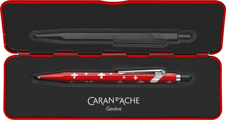 Actual product image Caran d'Ache 849 Totally Swiss mit Etui (White, Red, 1 x)