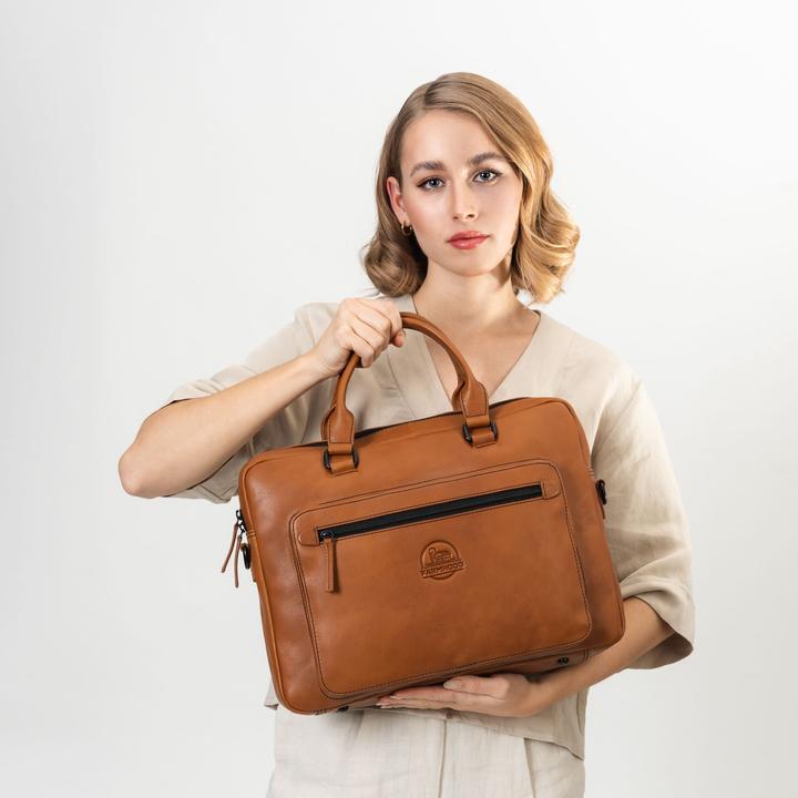 Image du produit Farmhood Memphis Porte-documents en cuir 38.5 cm Compartiment pour ordinateur portable