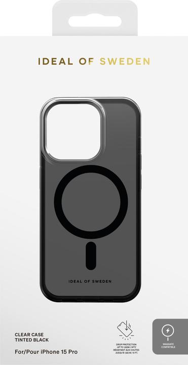 Produktbild iDeal Of Sweden Clear MagSafe Tinted Black (Apple iPhone 15 Pro)