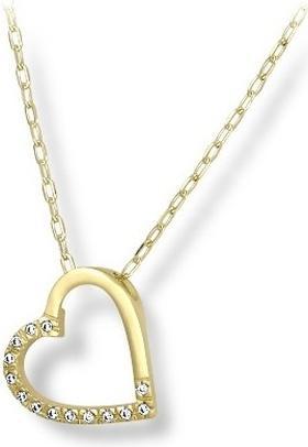 Brilio Romantic necklace made of yellow gold 279 001 00084 00
