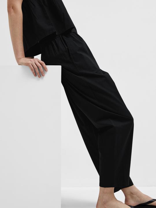 Actual product image Selected Femme Cotton high waist trousers (38)