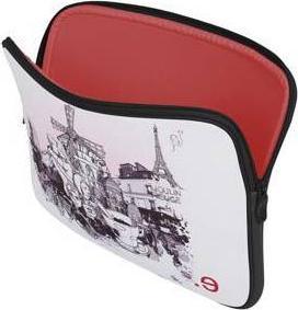 Image du produit Be.ez Housse pour MacBook Pro 13" LA Edition robe 'I LOV PARIS' avec fermeture éclair (13")