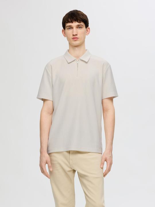 Immagine prodotto Selected Homme Polo con mezza zip a pieghe (XXL)