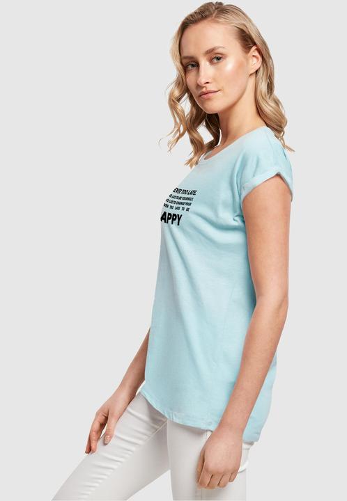 Actual product image Merchcode Ladies Never Too Late Extended Shoulder Tee - 111665 (S)