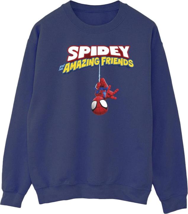 SpiderMan Hanging Upside Down Sweatshirt (S)
